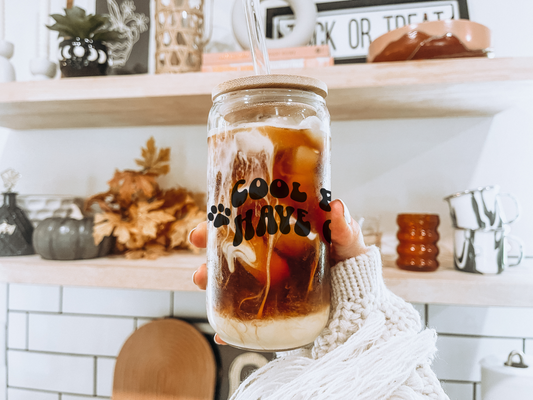 Cool People Have Corgis Glass Cup