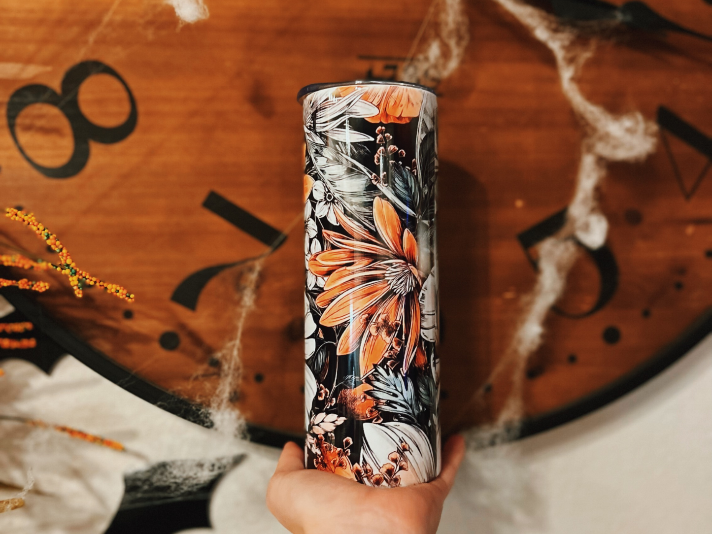 20oz Floral Tumbler